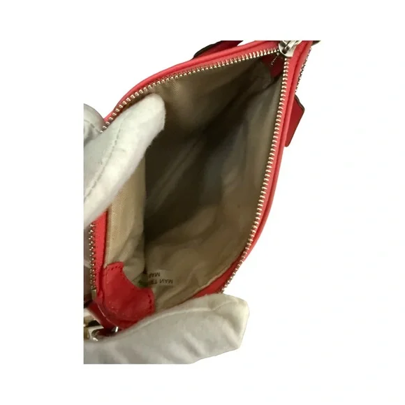 Authentic Coach Coral Leather Legacy Swingpack Crossbody Bag! COA - Picture 8 of 10